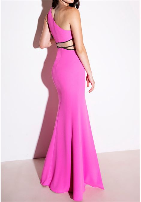 Abito modello sirena monospalla con inserti Allure ALLURE | Abiti | A4175 A4175FROSA